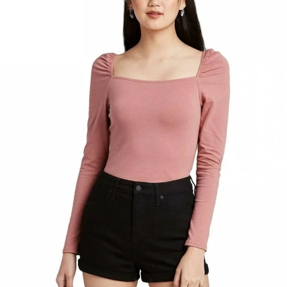 Wild Fable Rose Long Sleeve Top